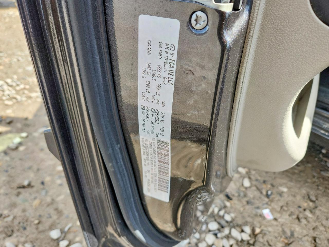 2016 DODGE GRAND CARAVAN