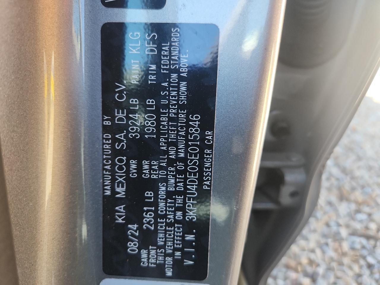 2025 KIA K4