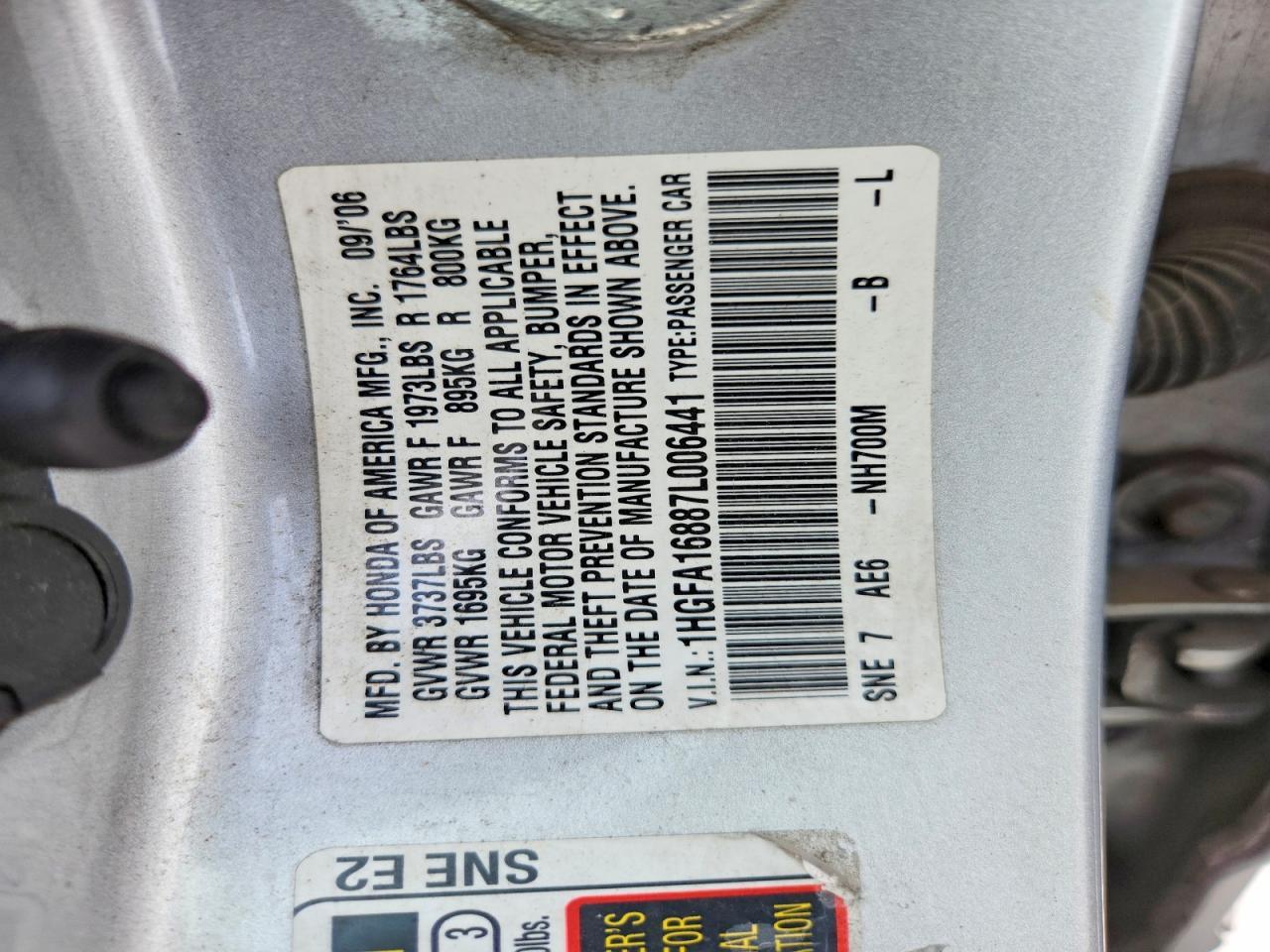 2007 HONDA CIVIC