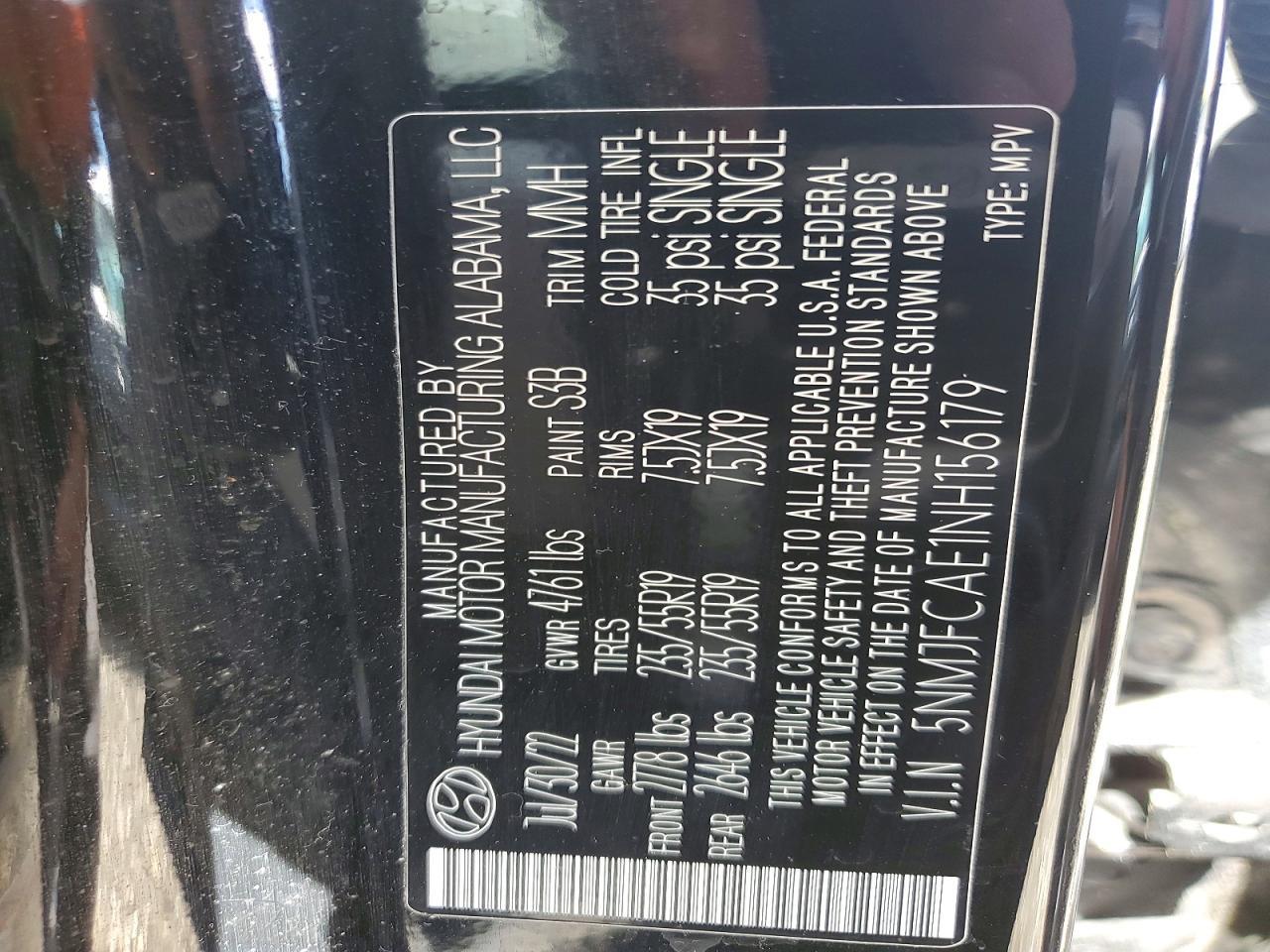 2022 HYUNDAI TUCSON