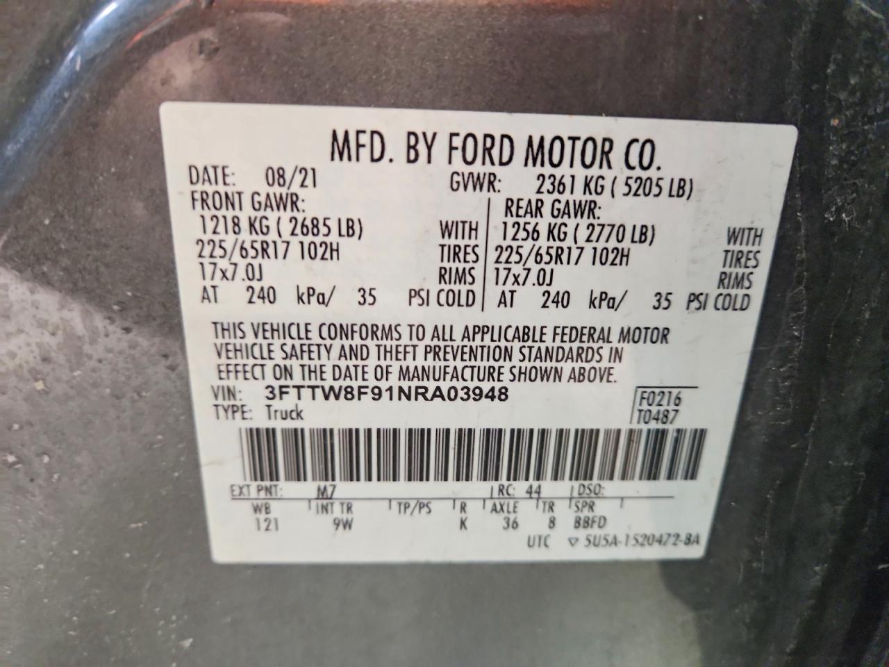 2022 FORD Maverick