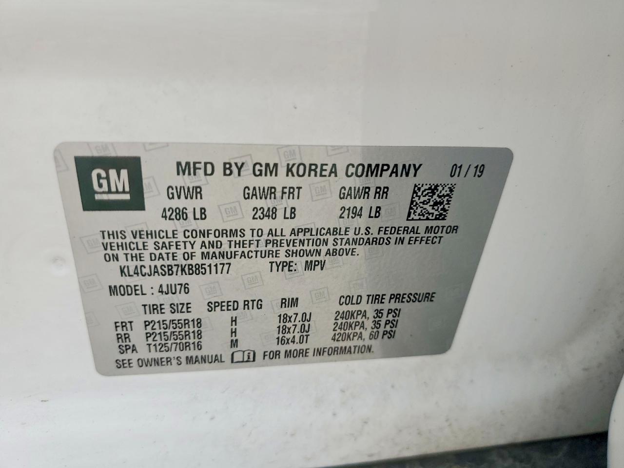 2019 BUICK ENCORE