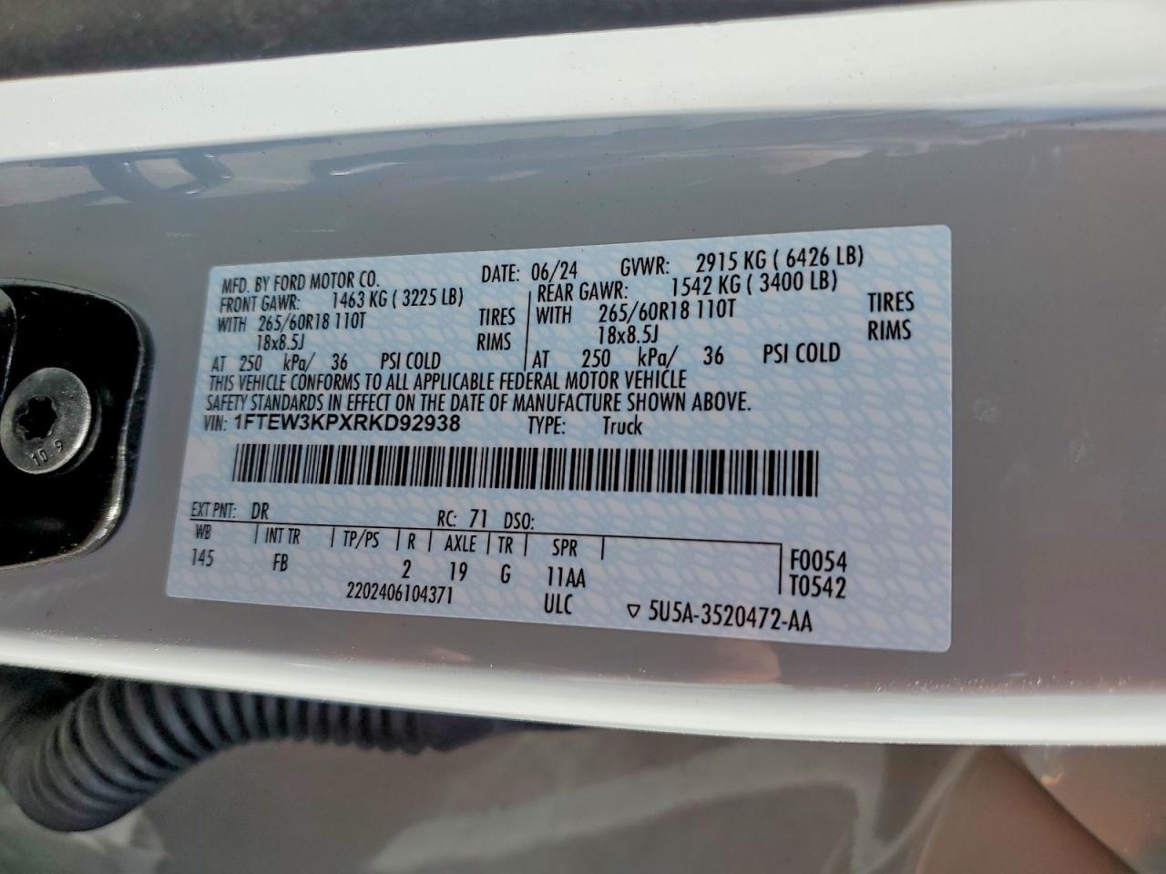 2024 FORD F-150