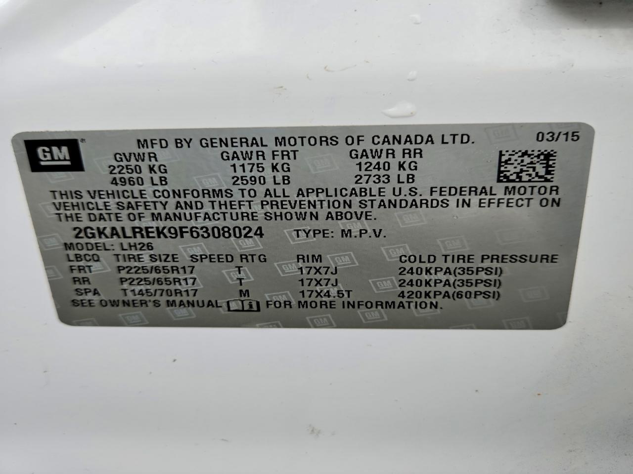 2015 GMC Terrain