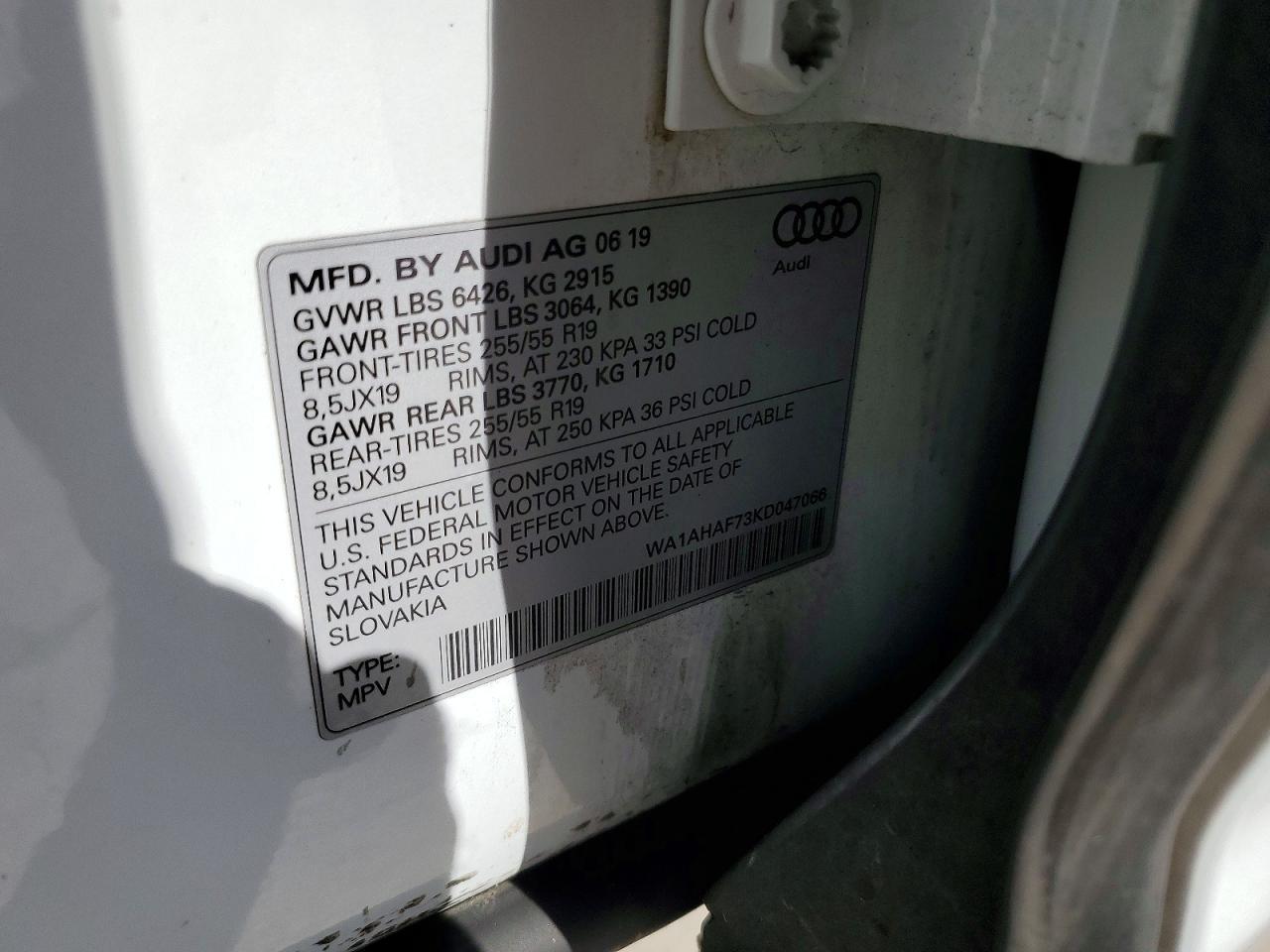 2019 AUDI Q7