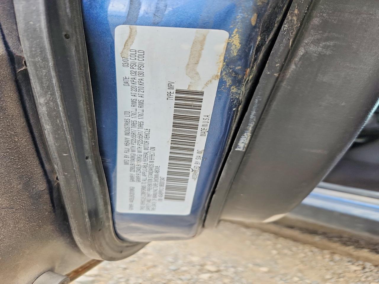 2008 SUBARU Outback