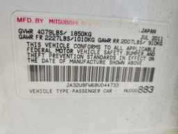 2011 MITSUBISHI LANCER