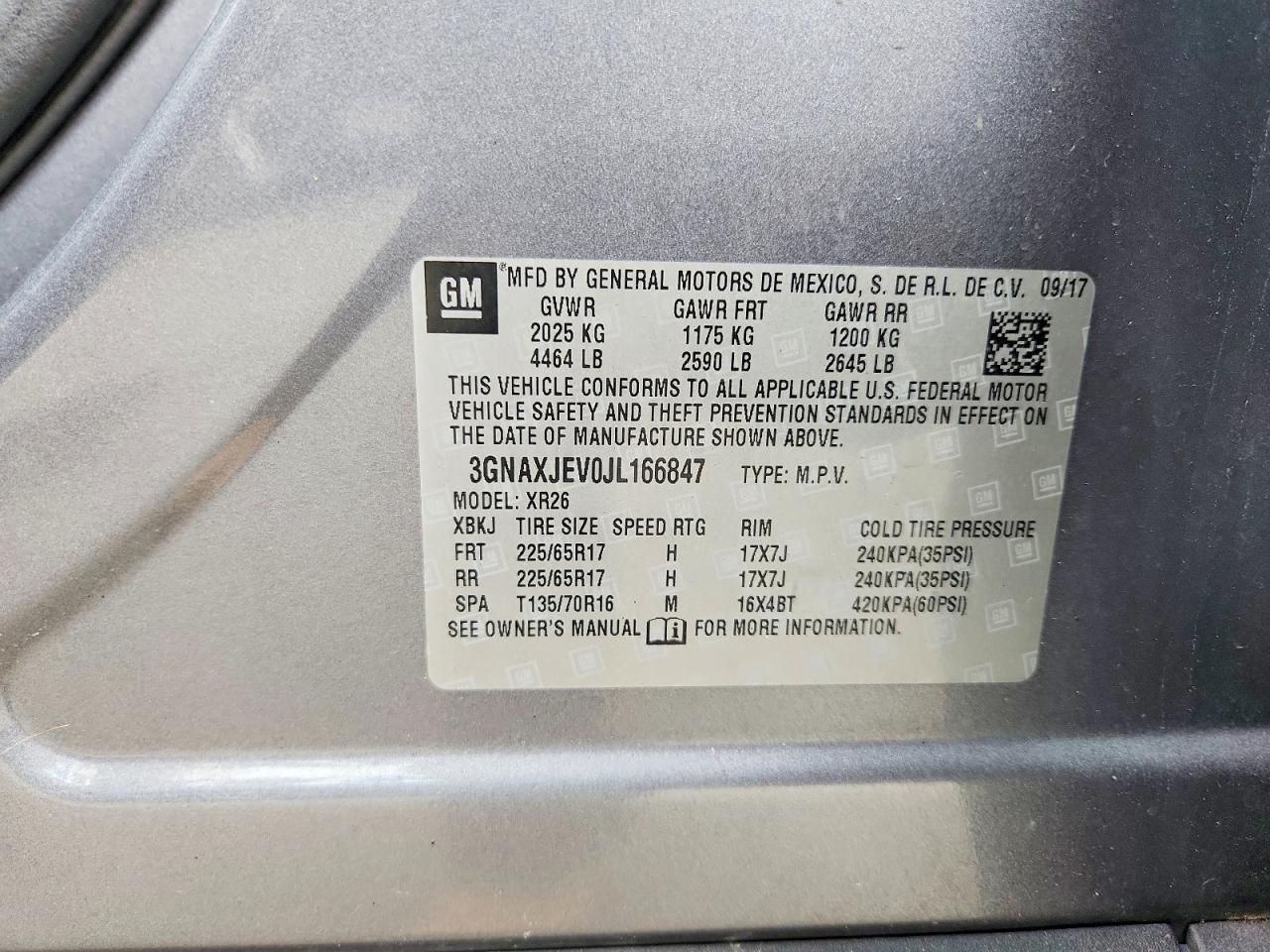 2018 CHEVROLET EQUINOX