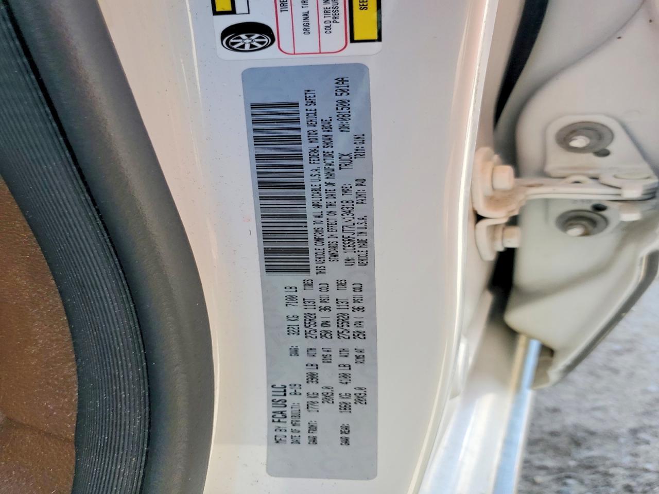 2020 RAM 1500