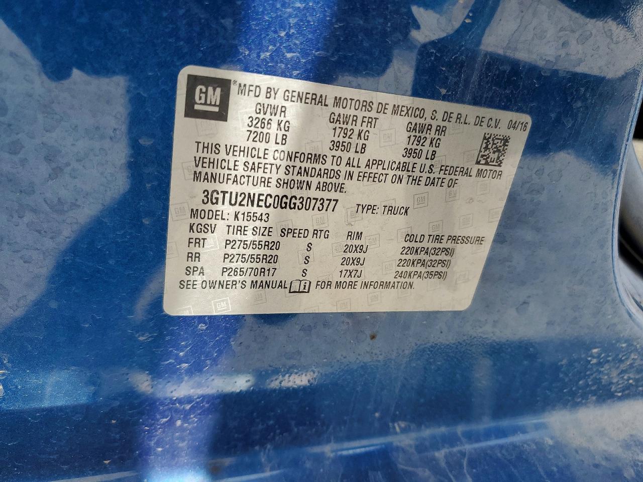 2016 GMC Sierra