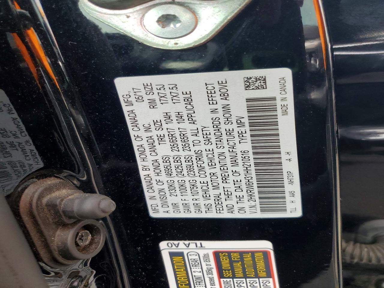 2017 HONDA CR-V