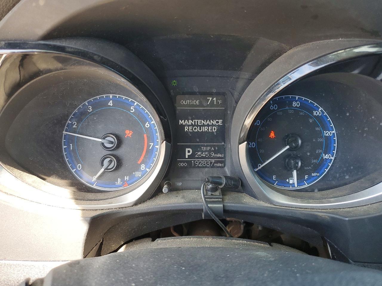 2016 TOYOTA COROLLA