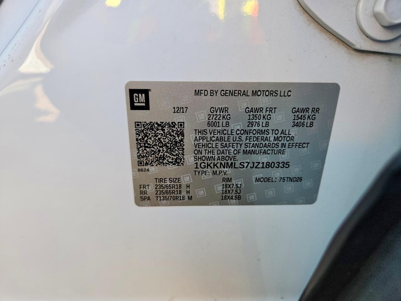 2018 GMC ACADIA