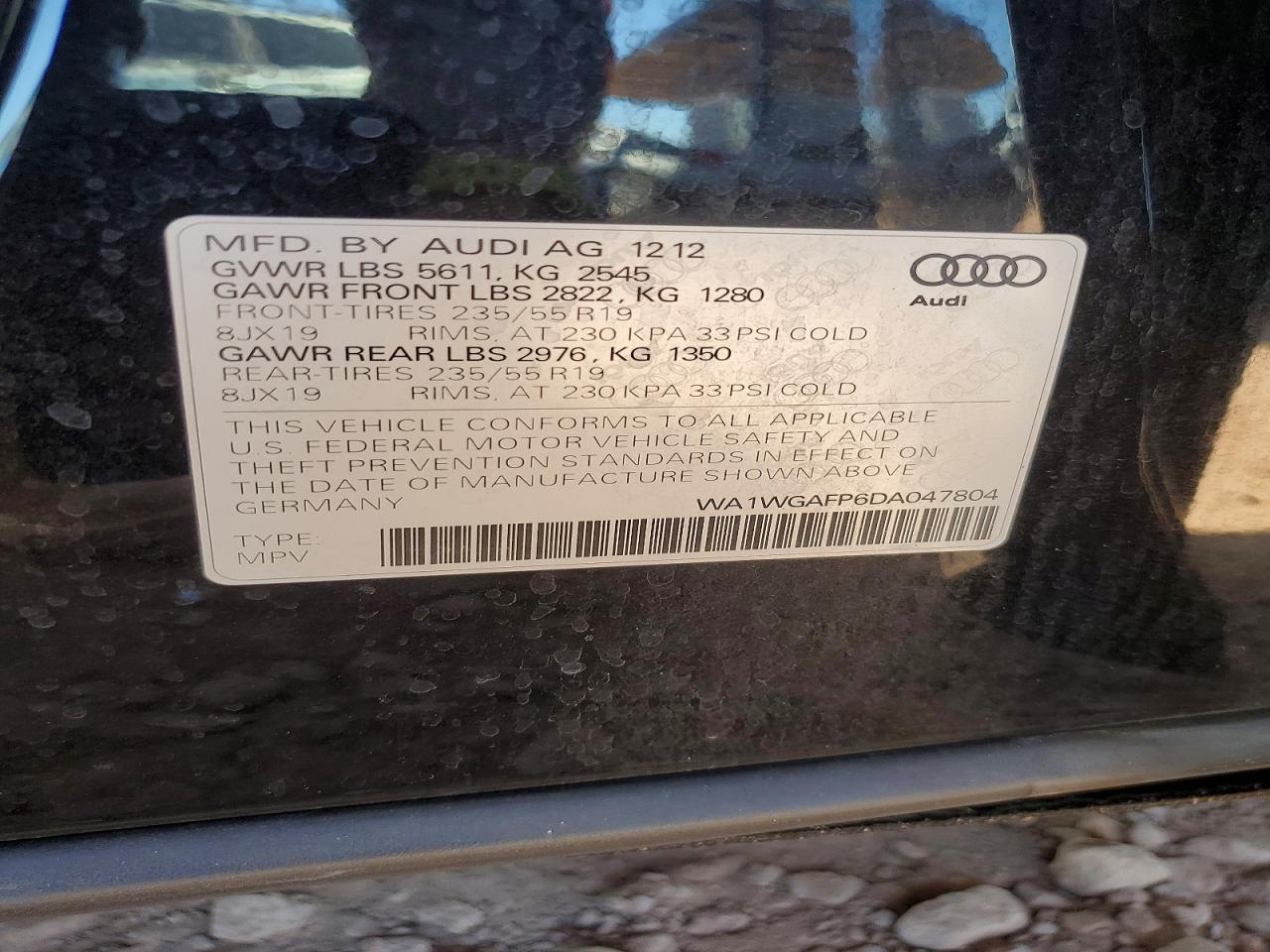 2013 AUDI Q5