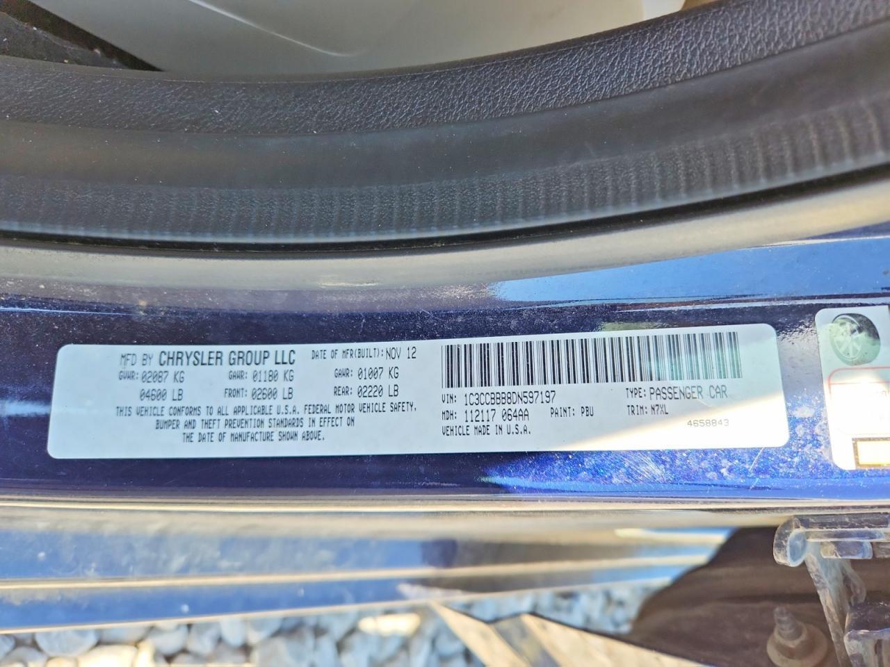 2013 CHRYSLER 200