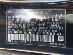 2017 HONDA ACCORD