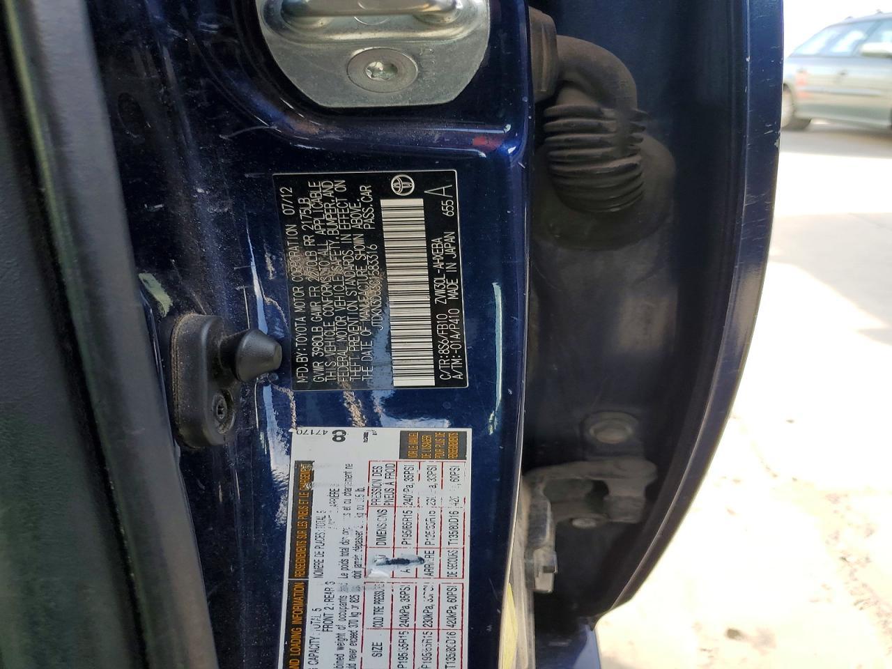 2012 TOYOTA PRIUS