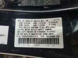 2013 HONDA ACCORD