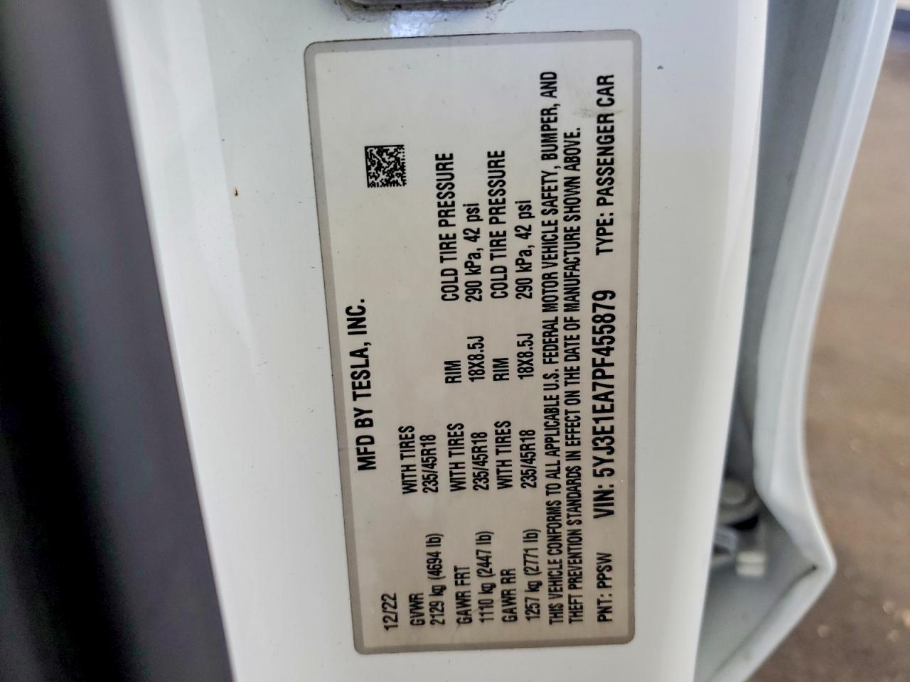 2023 TESLA MODEL 3
