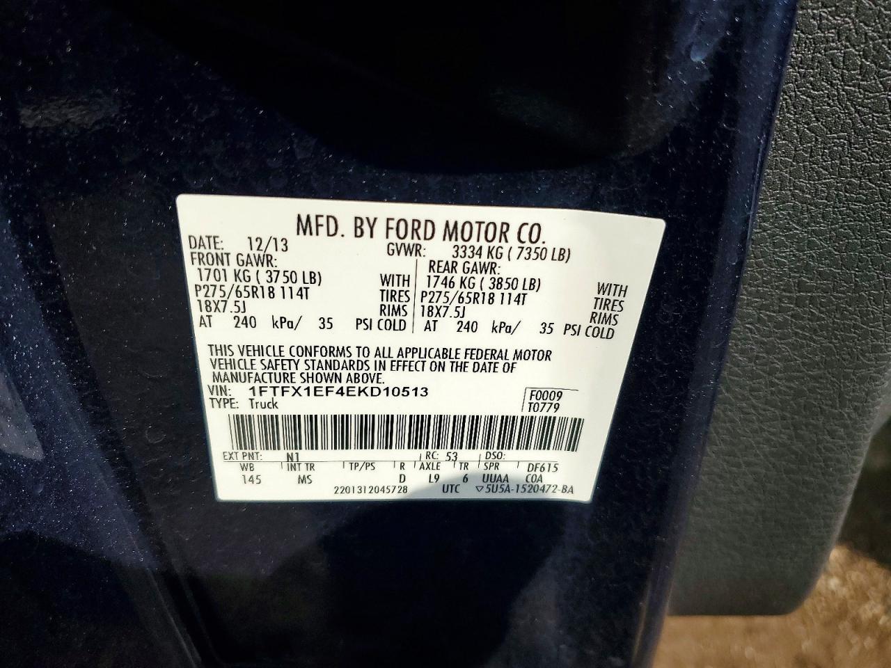 2014 FORD F-150
