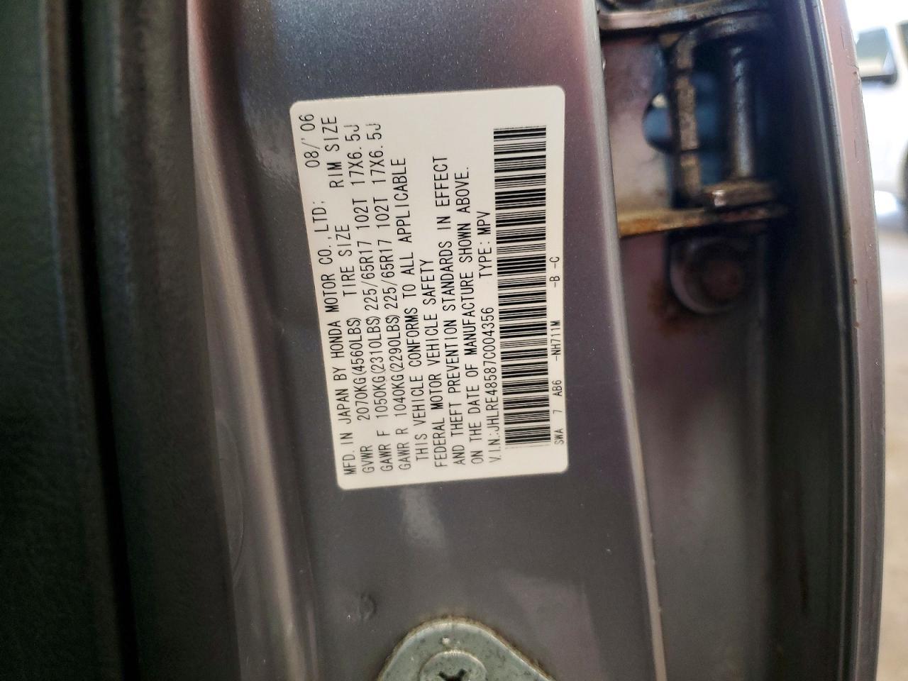 2007 HONDA CR-V