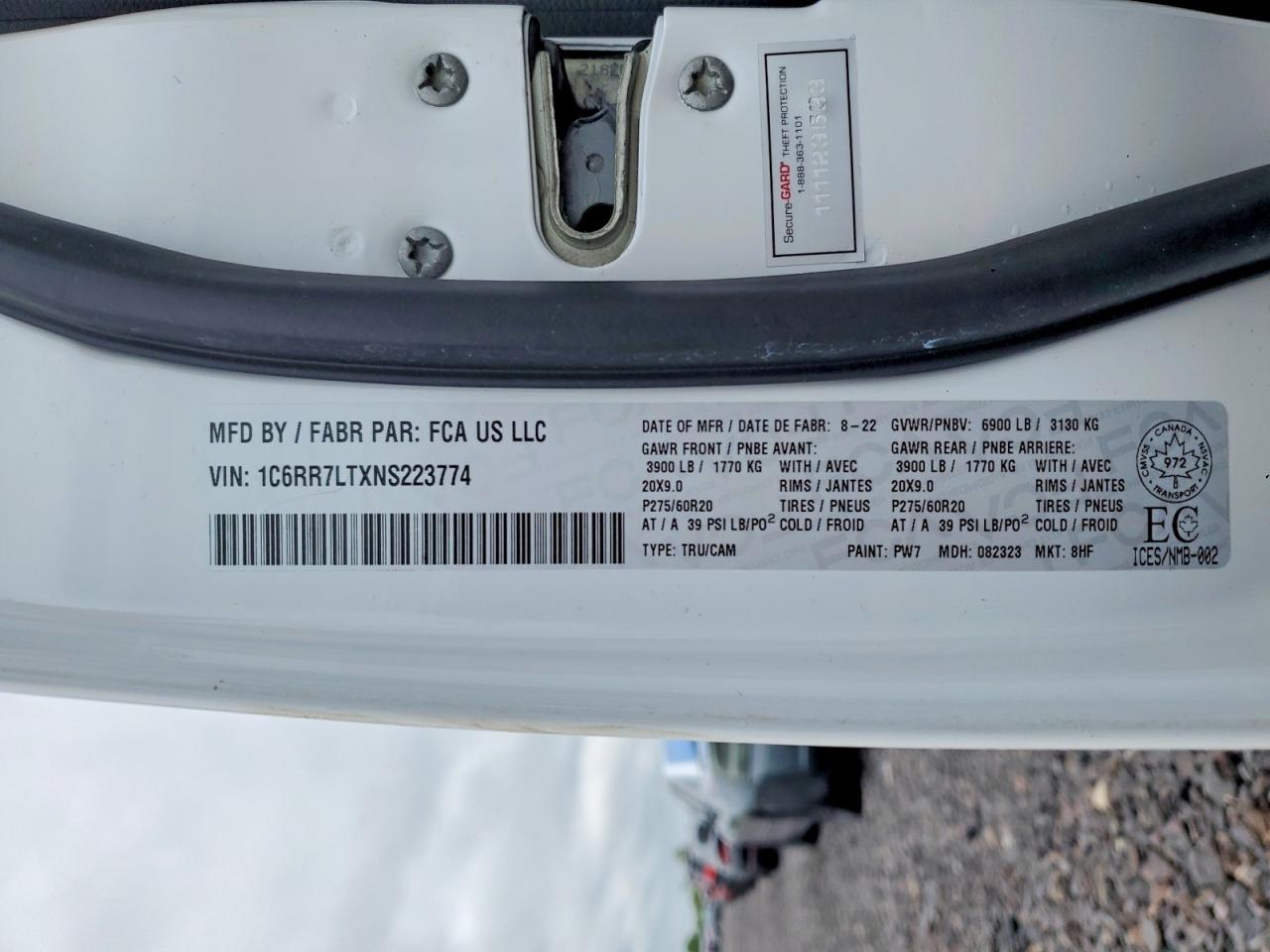 2022 RAM 1500