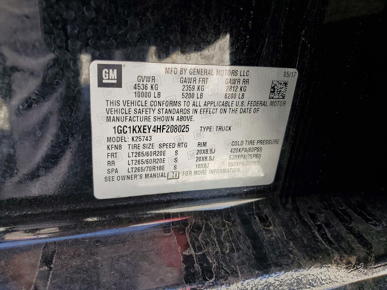 2017 CHEVROLET Silverado