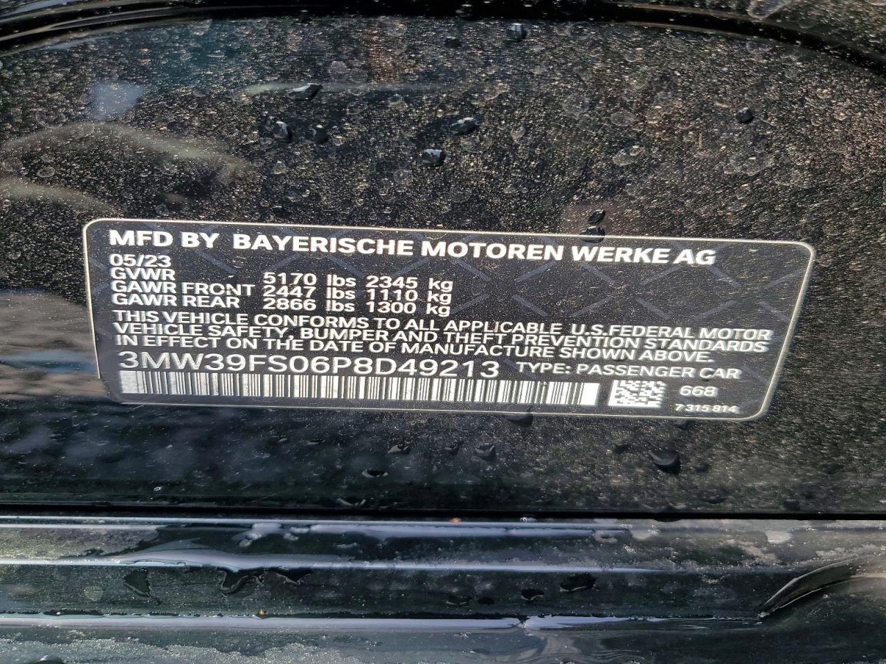 2023 BMW 3 SERIES