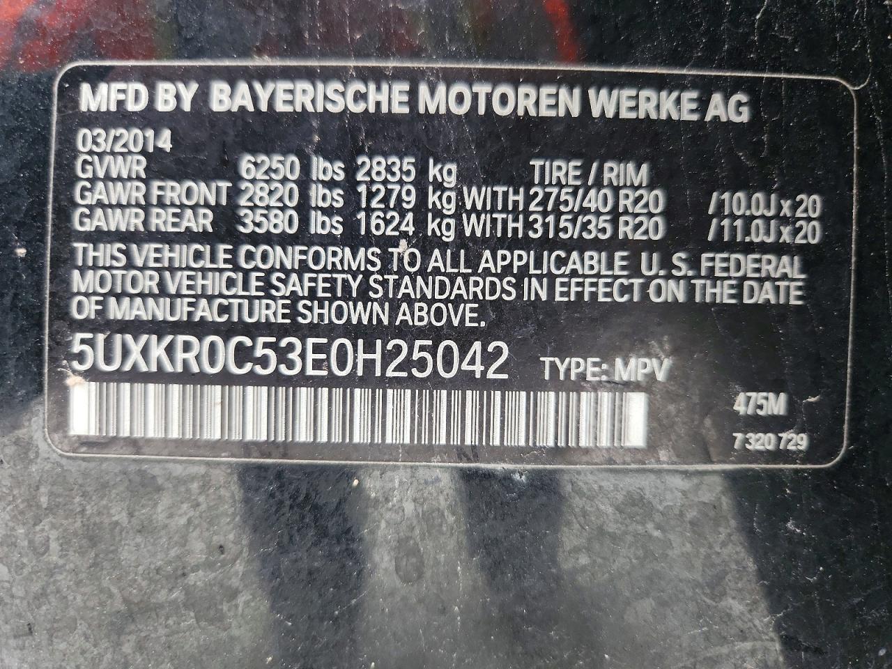 2014 BMW X5