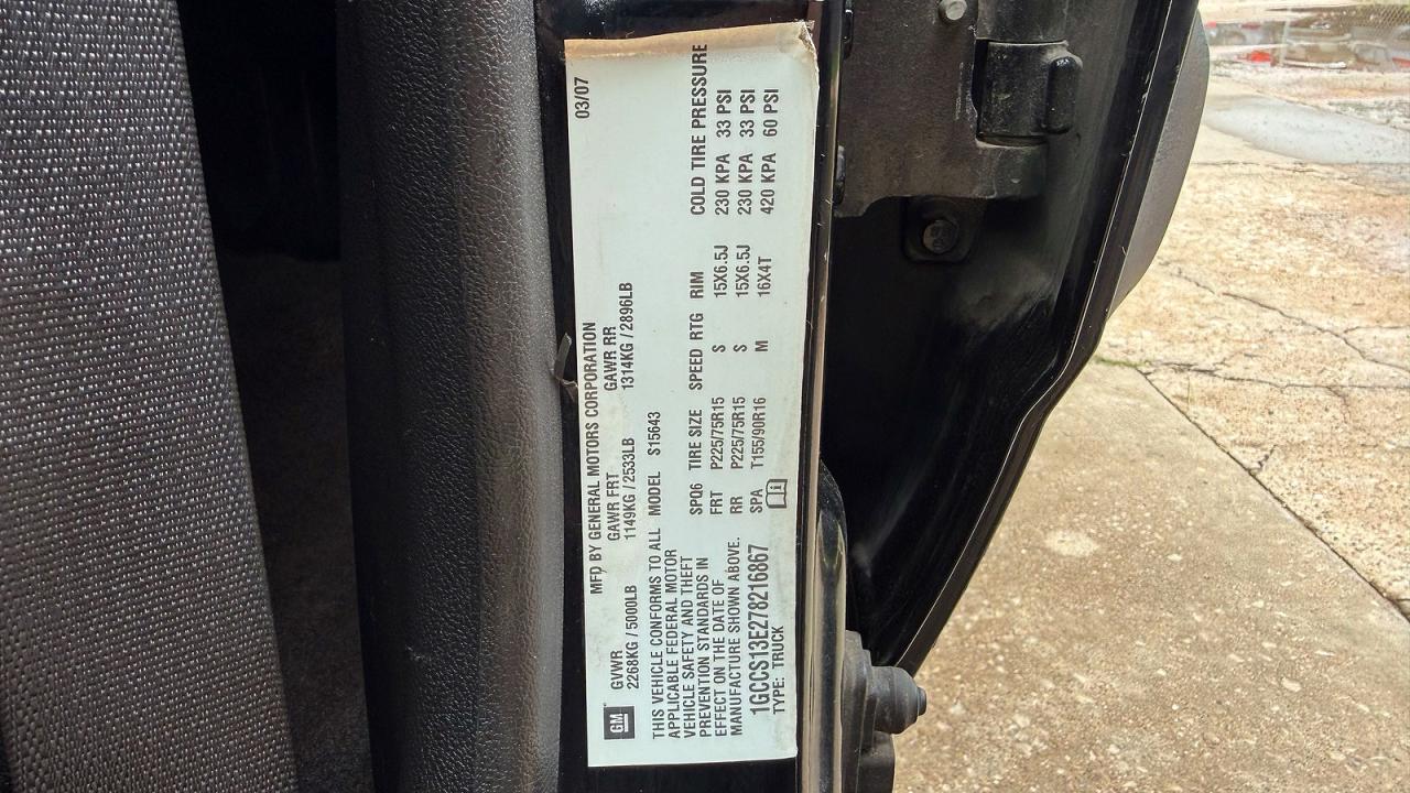 2007 CHEVROLET COLORADO