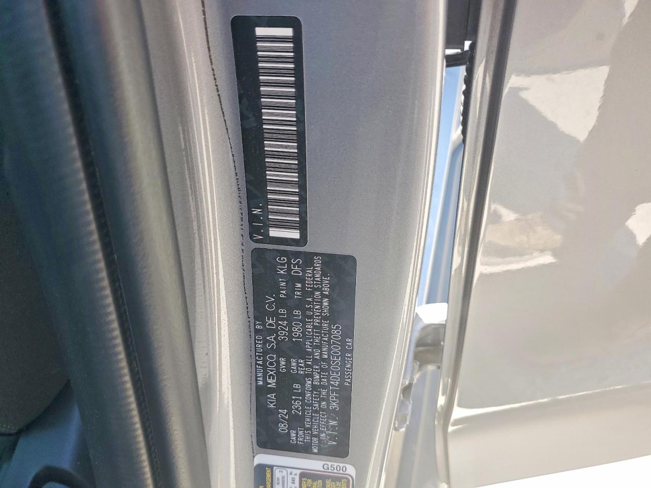 2025 KIA K4