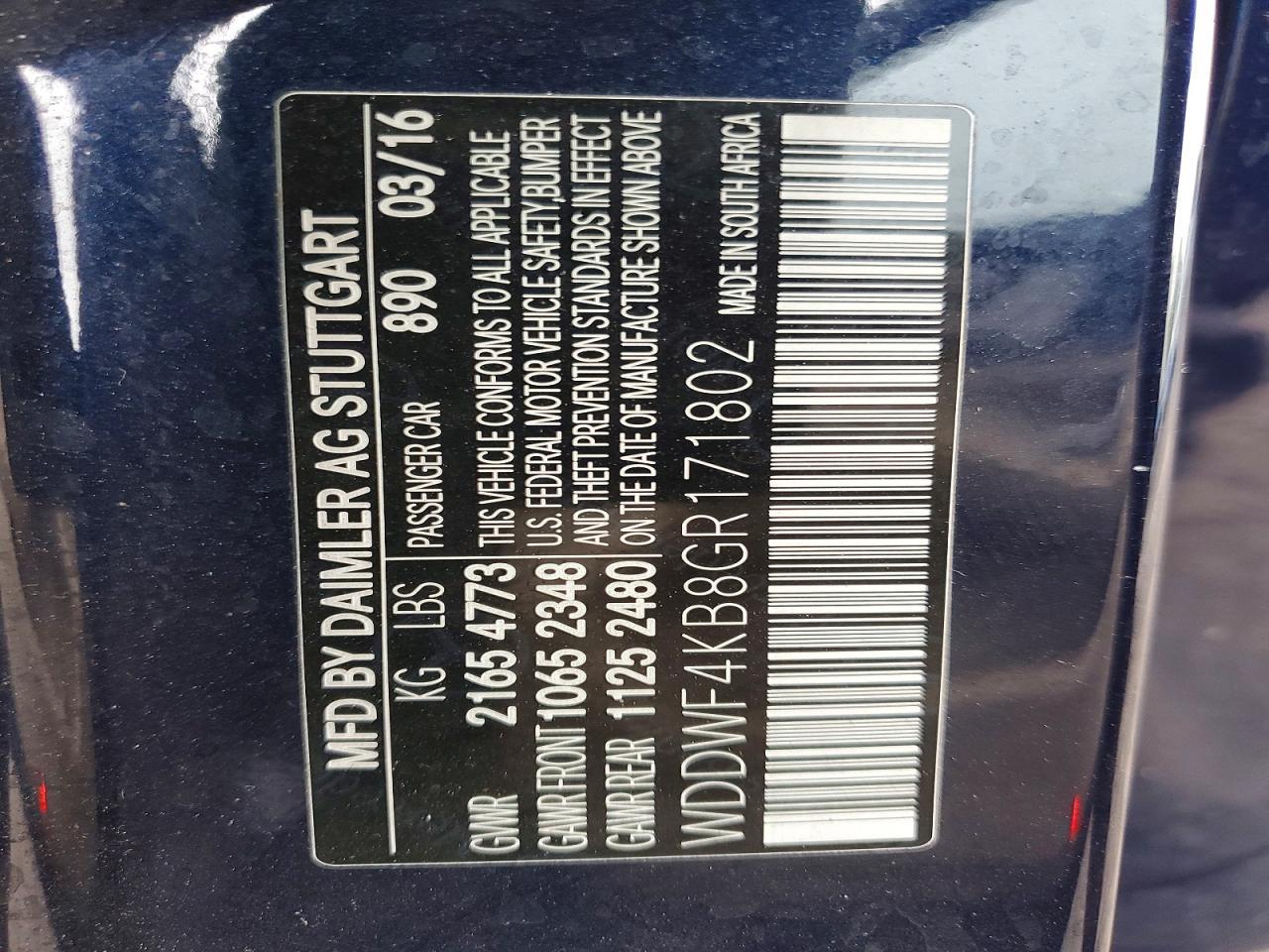 2016 MERCEDES-BENZ C-CLASS
