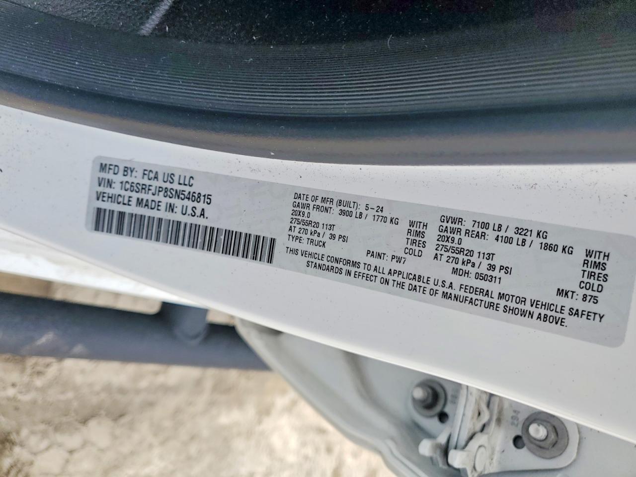 2025 RAM 1500