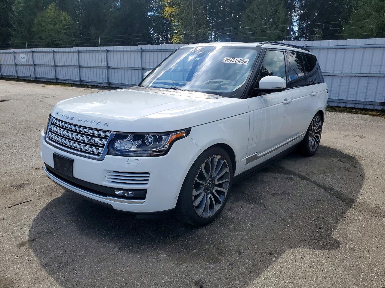 2016 LAND ROVER RANGE ROVER