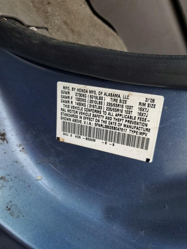 2008 HONDA ODYSSEY