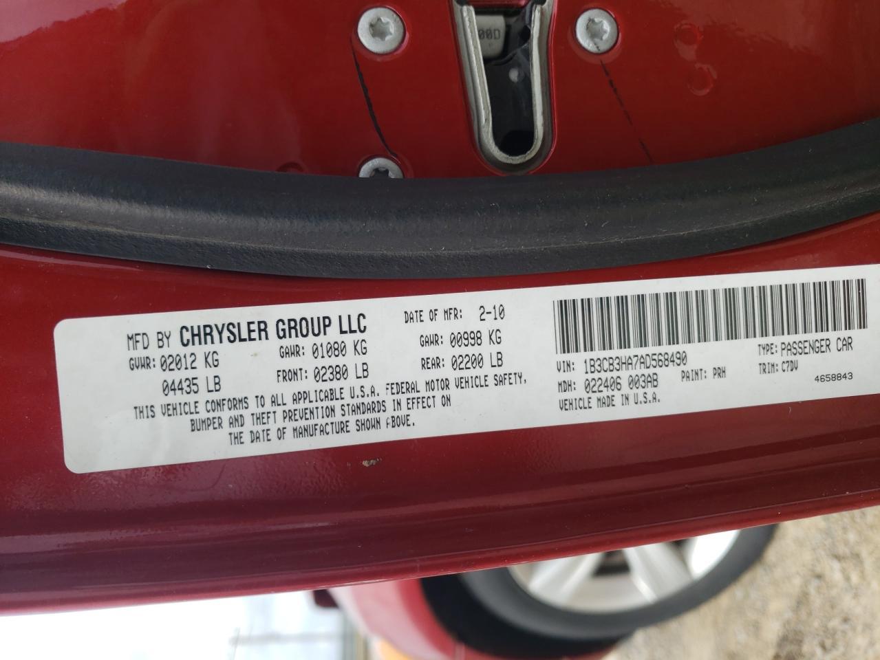2010 DODGE Caliber