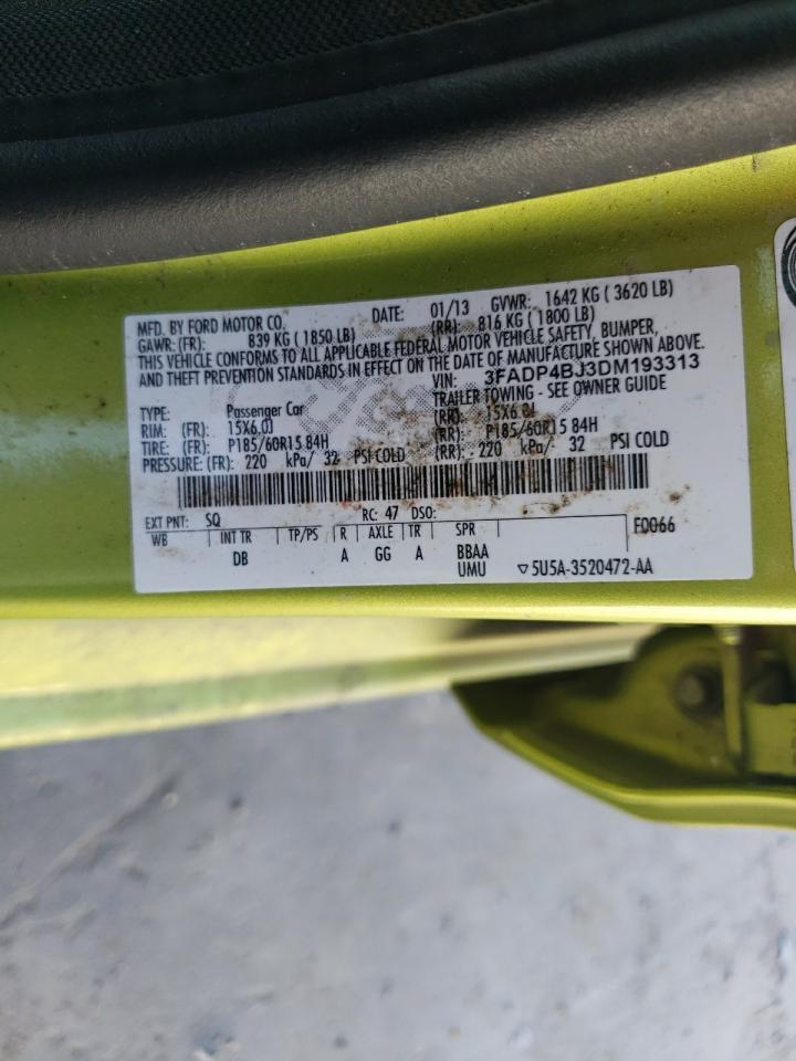 2013 FORD Fiesta