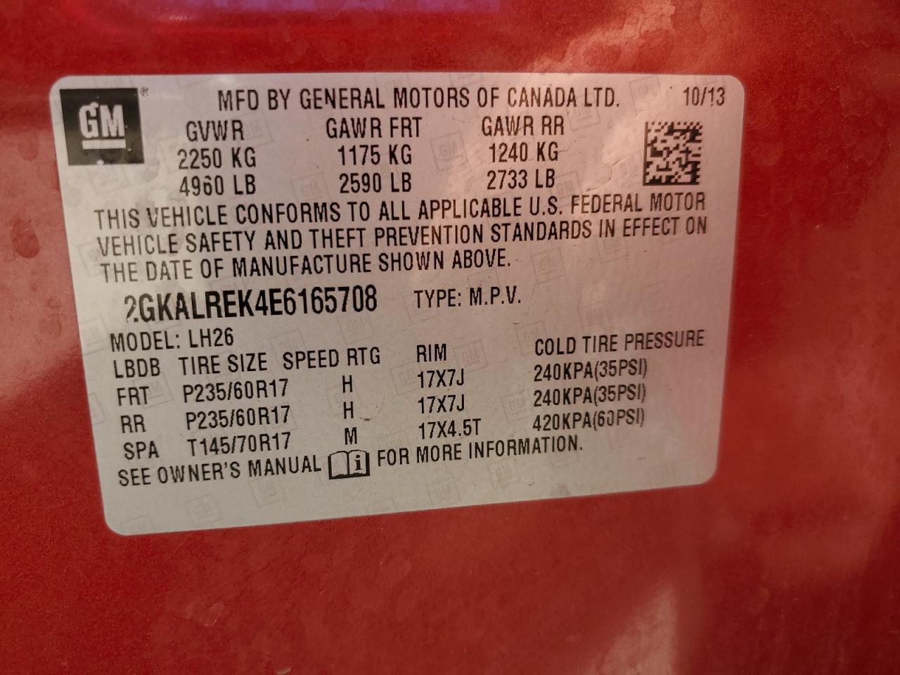 2014 GMC Terrain