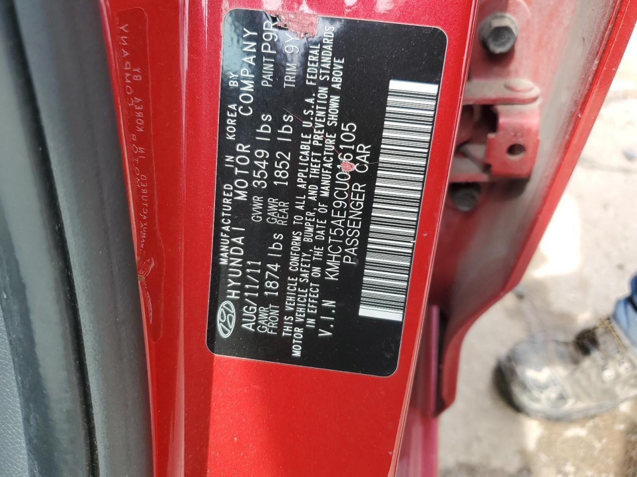 2012 HYUNDAI ACCENT