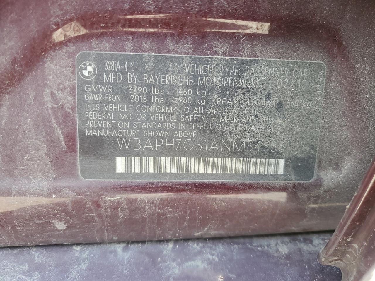 2010 BMW 3 SERIES
