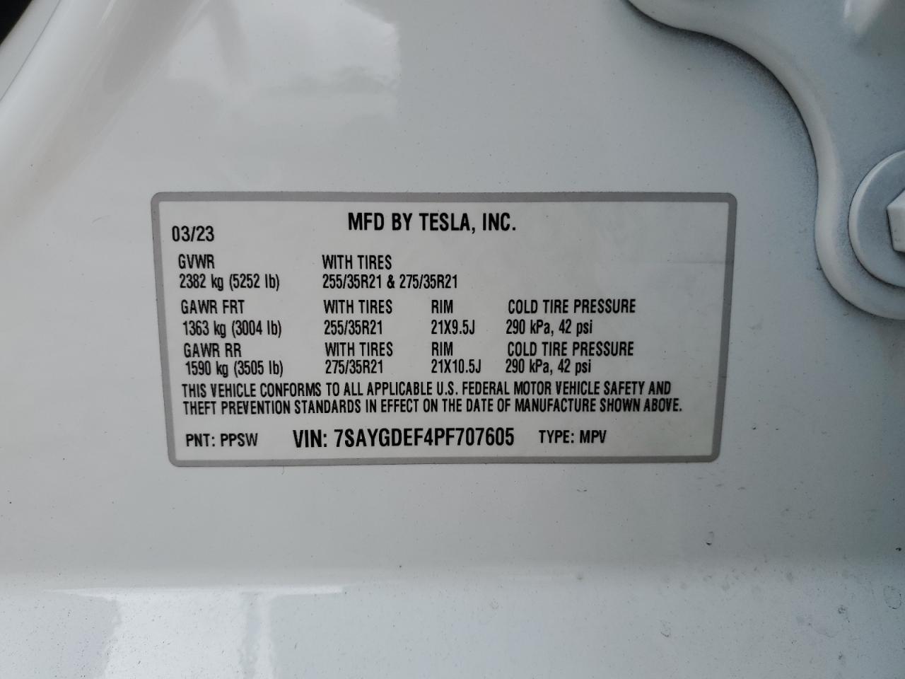 2023 TESLA MODEL Y