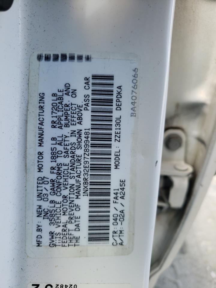 2007 TOYOTA COROLLA