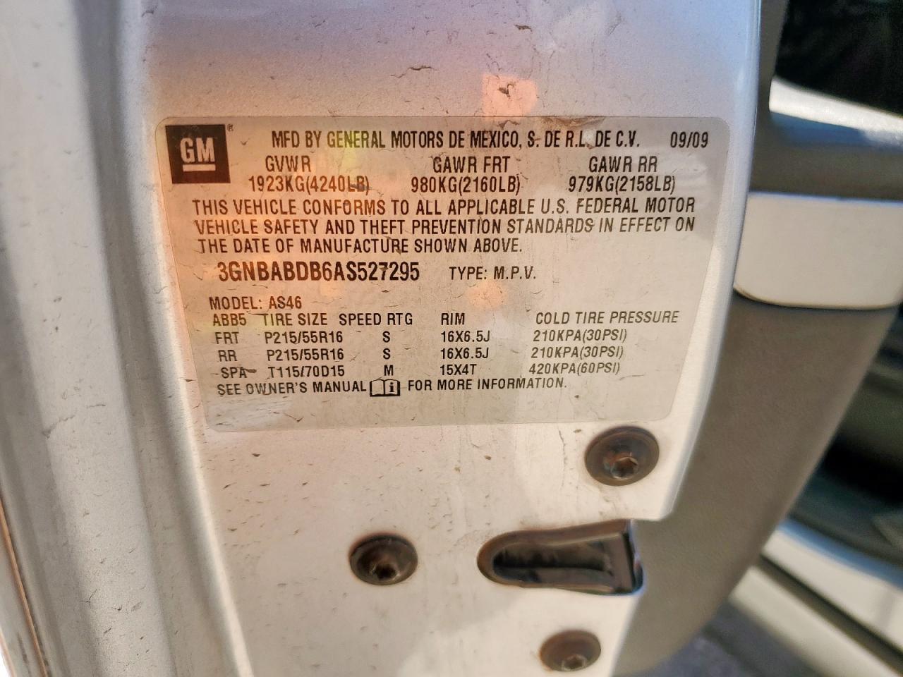 2010 CHEVROLET HHR
