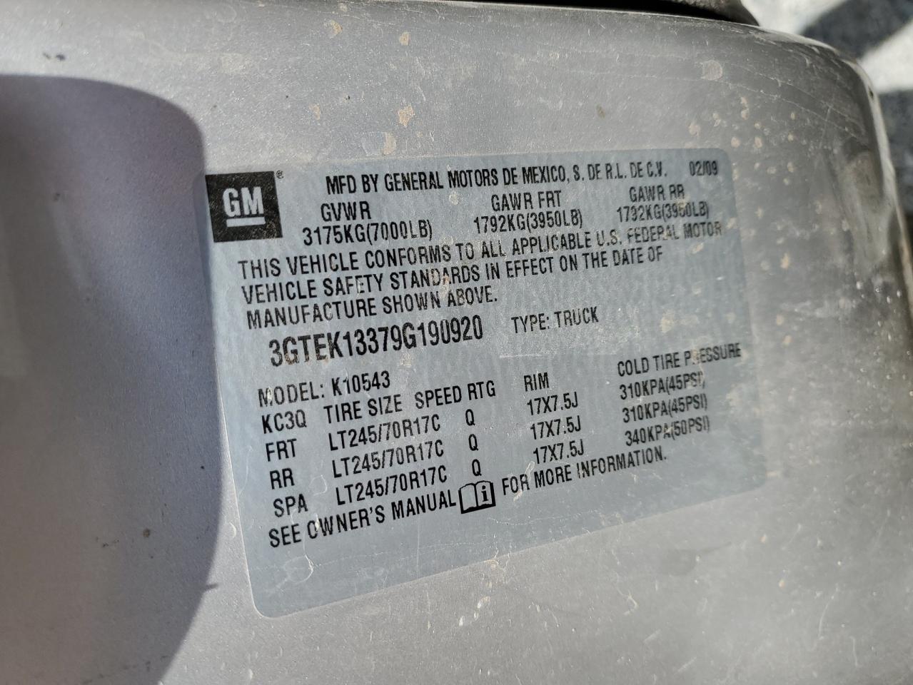 2009 GMC Sierra