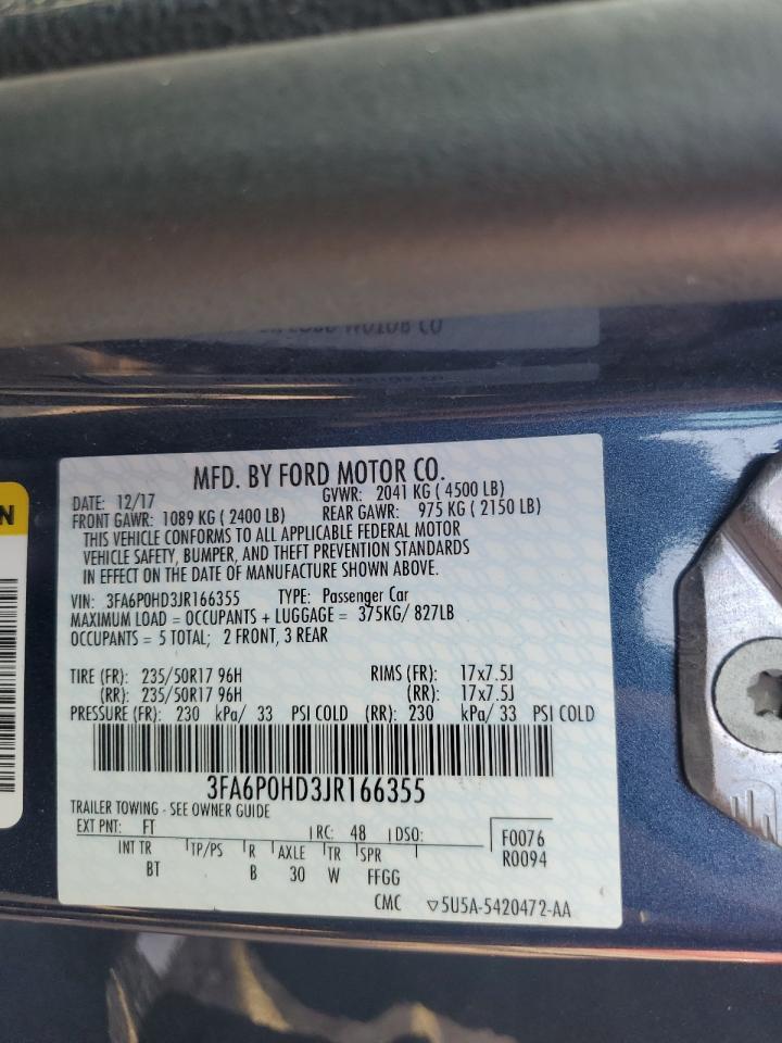 2018 FORD FUSION