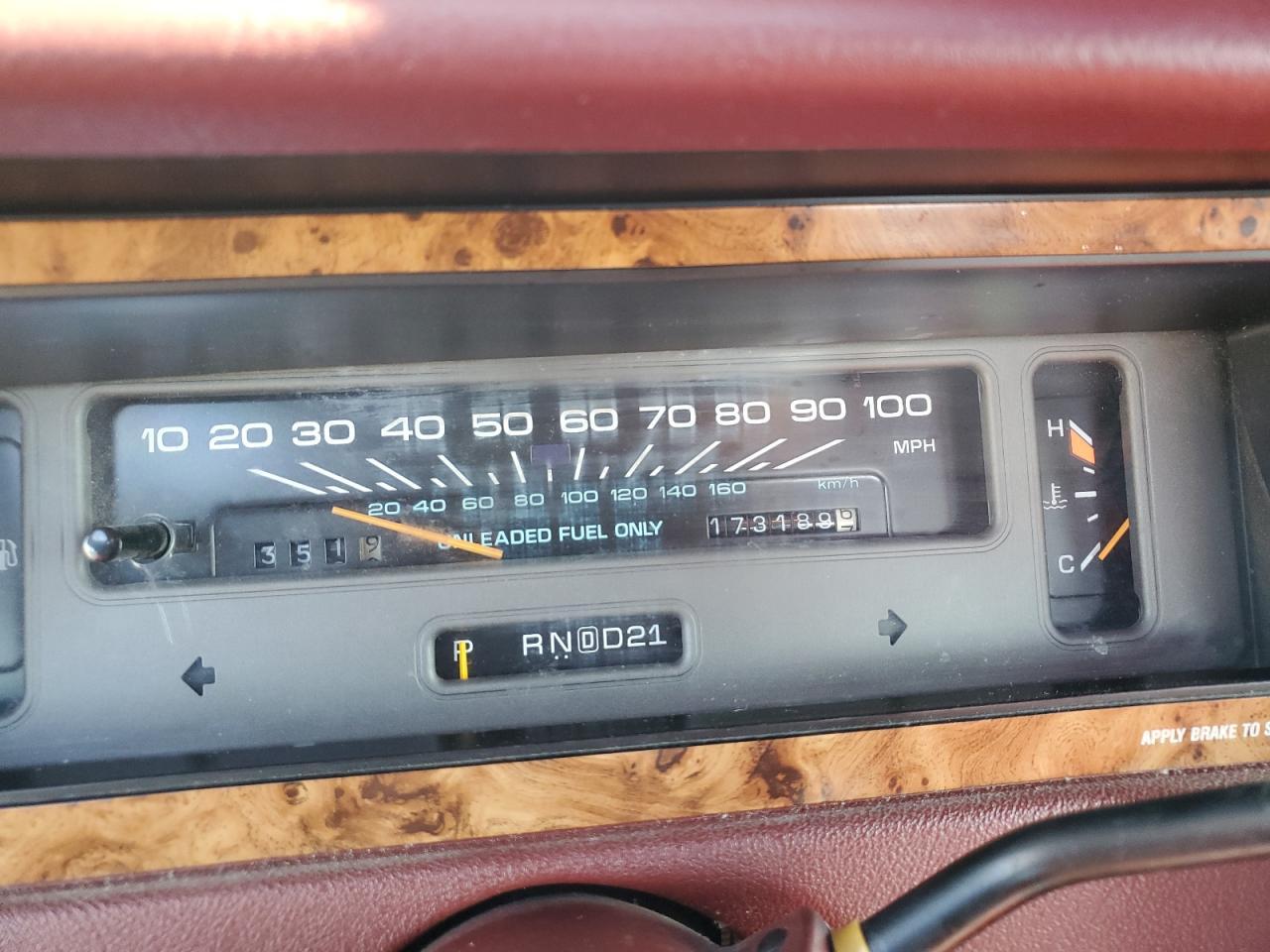 1992 CHEVROLET CAPRICE