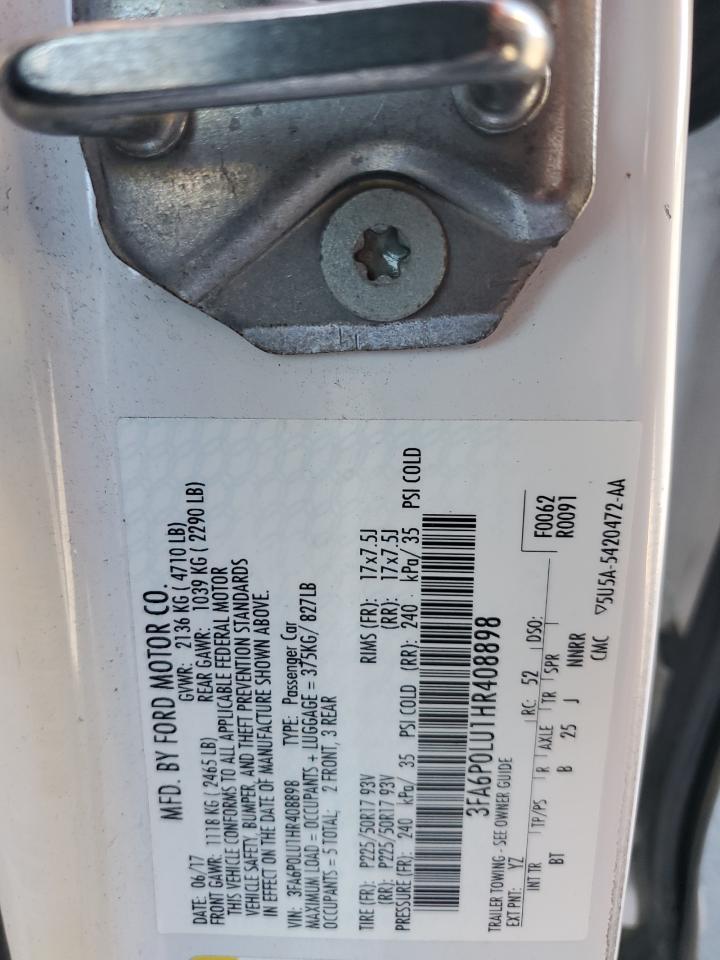 2017 FORD FUSION