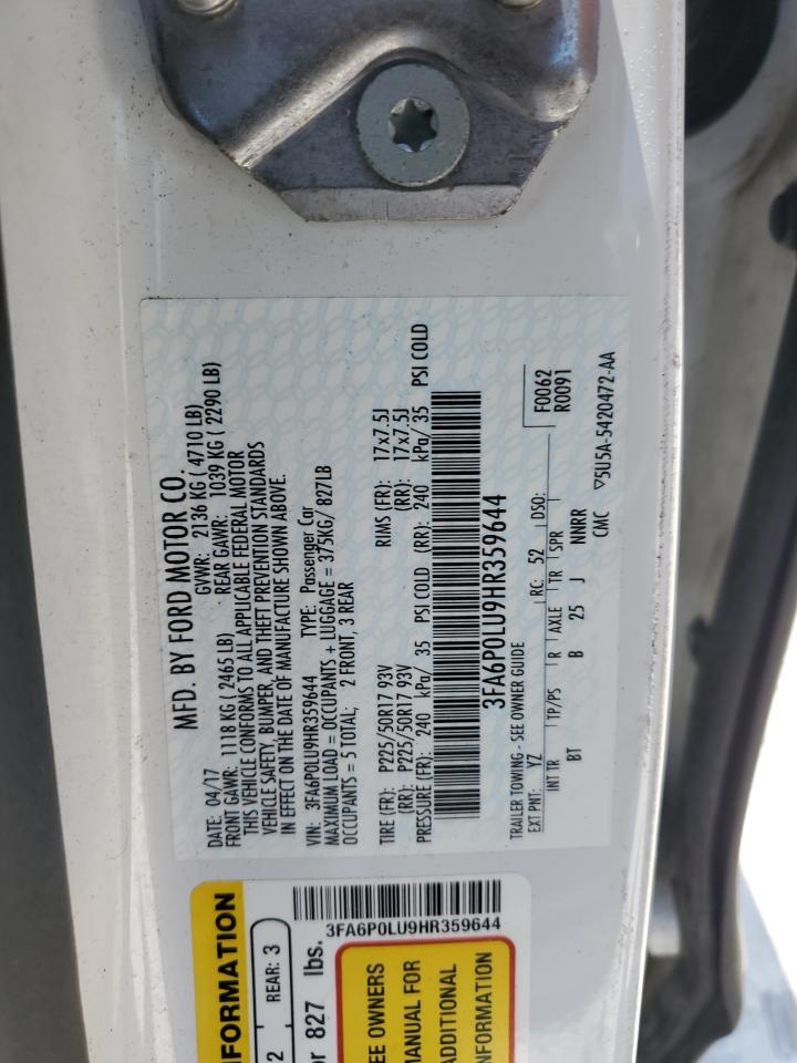 2017 FORD FUSION