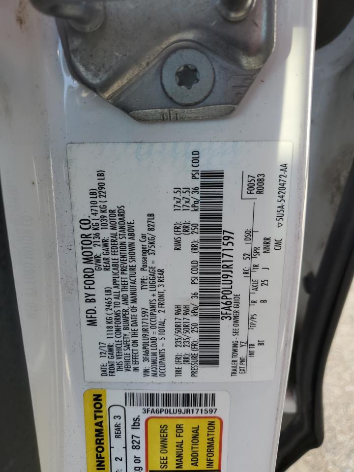 2018 FORD FUSION