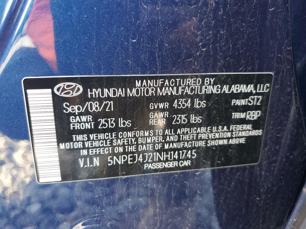 2022 HYUNDAI SONATA